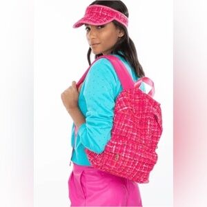 NWT Generation Love Eden Tweed Backpack - Hot Pink 💗